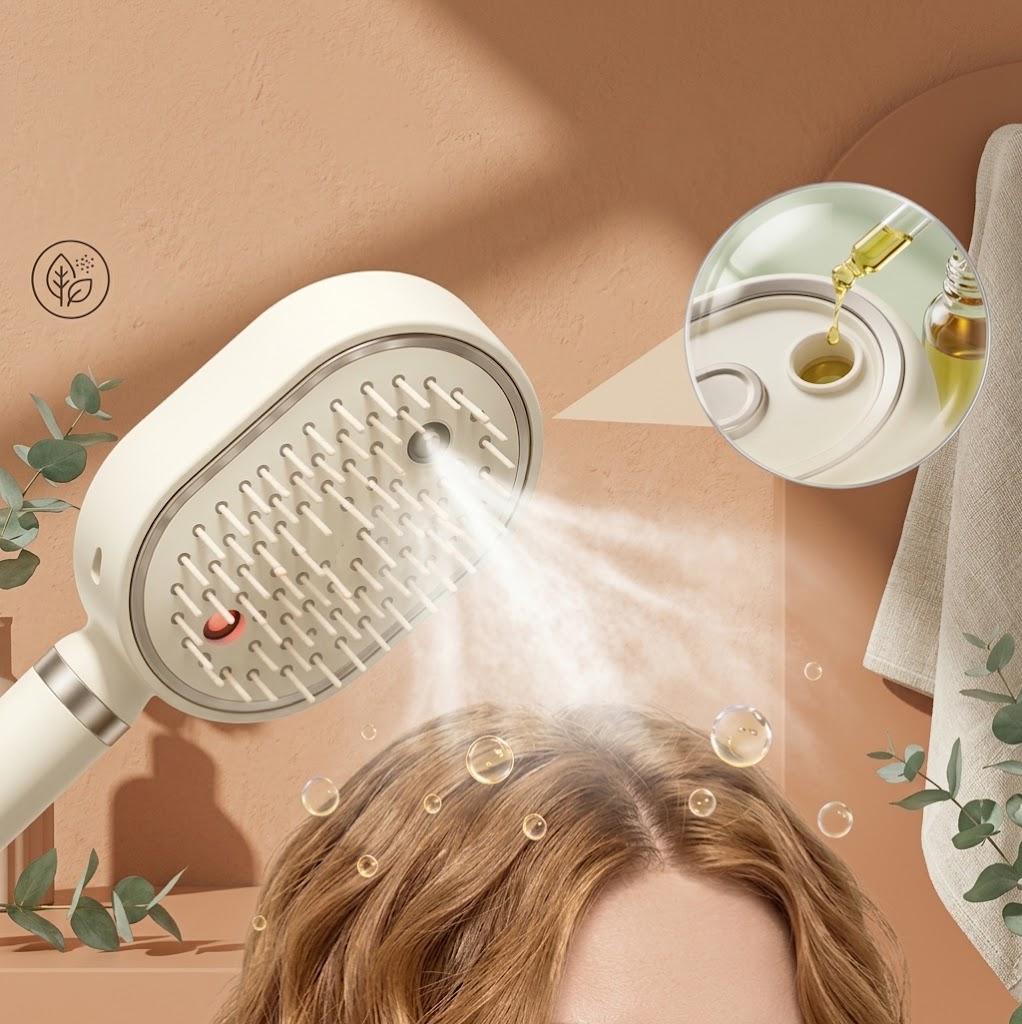 Escova Anti-Frizz: Cabelo Alinhado Em Até 5 Minutos — Sem Complicação